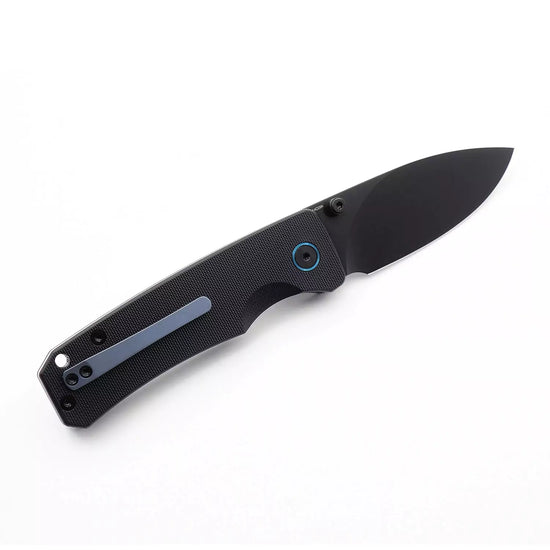 Miguron Knives Pelora - 3.25" 14C28N Black PVD Blade, Black G10 Handle