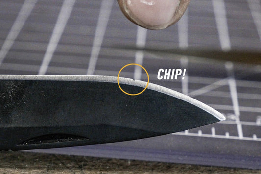 Repairing Chipped Knife Blades