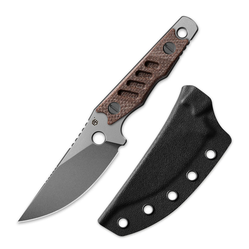 Petrified Fish Bison L PFE18 - 3.03" N690 Fixed Blade