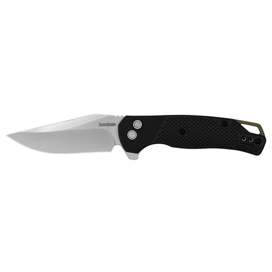 Kershaw Runoff 1429 - 3.1" 8Cr13MoV Satin Blade, Black Glass-Reinforced Nylon Handles