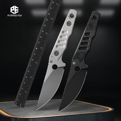 Petrified Fish Bison L PFE18 - 3.03" N690 Fixed Blade