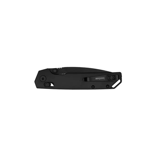 Kershaw Iridium Black - 3.4" D2 Black PVD Spear Point Blade, Black Aluminium Handles - 2038BLK
