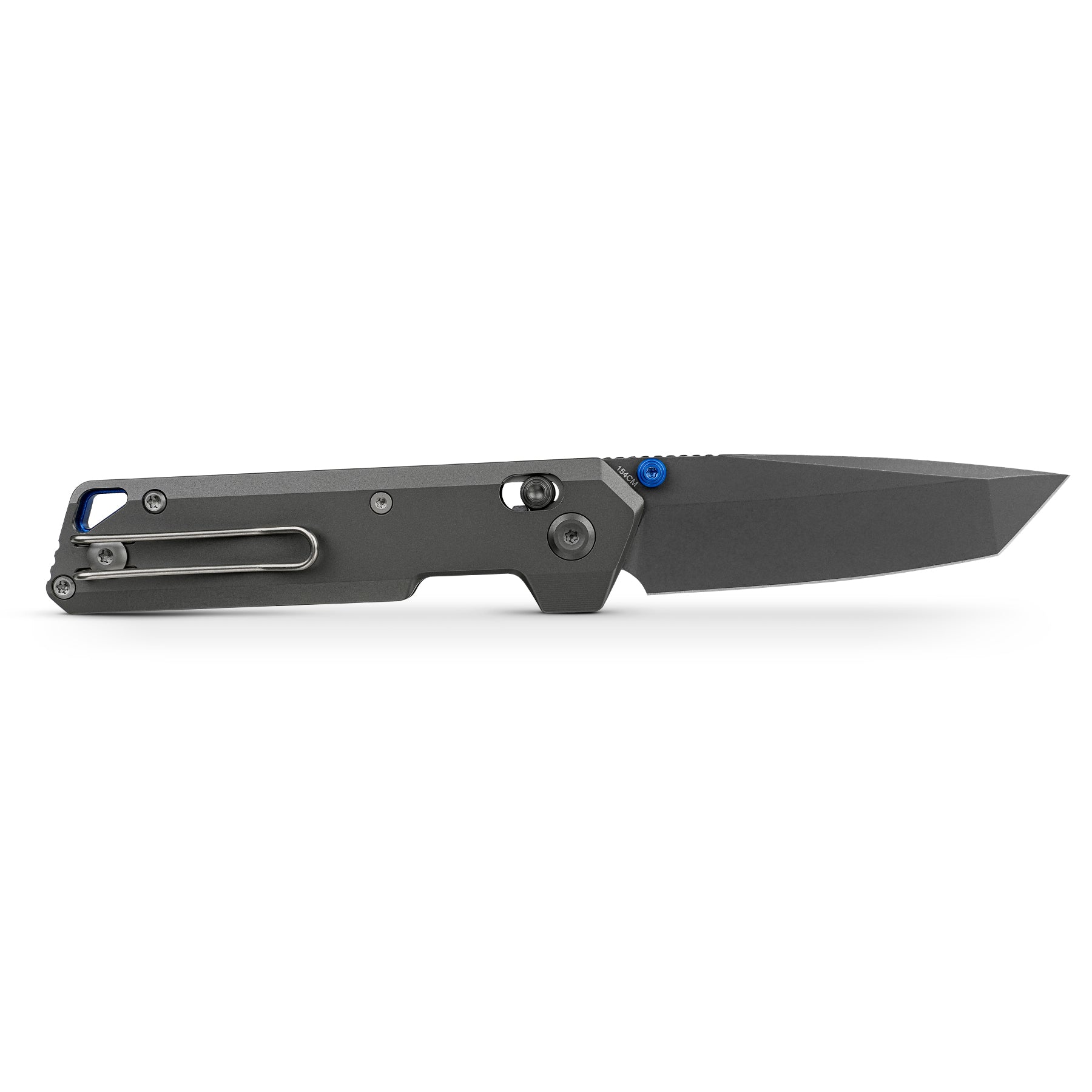 Vosteed Parallel A3510 - 2.9" 154CM Destroyer Grey Blade, Dim Grey Titanium Handle