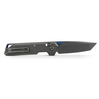 Vosteed Parallel A3510 - 2.9" 154CM Destroyer Grey Blade, Dim Grey Titanium Handle