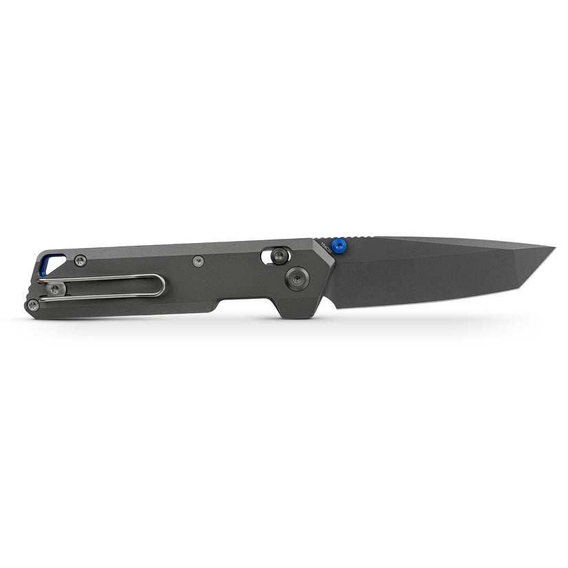 Vosteed Parallel A3510 - 2.9" 154CM Destroyer Grey Blade, Dim Grey Titanium Handle