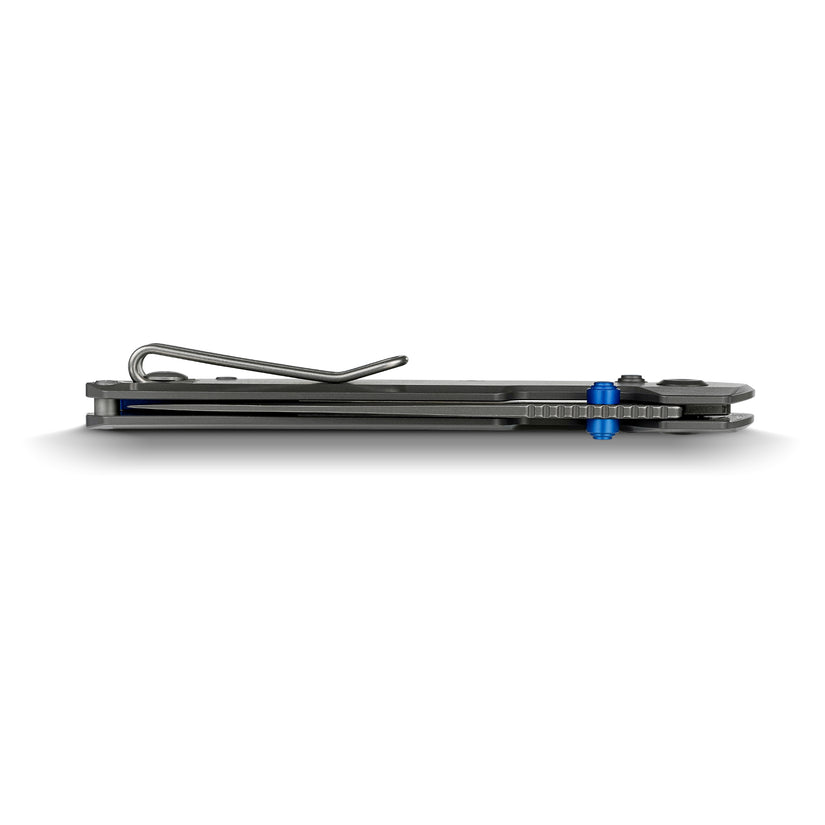 Vosteed Parallel A3510 - 2.9" 154CM Destroyer Grey Blade, Dim Grey Titanium Handle
