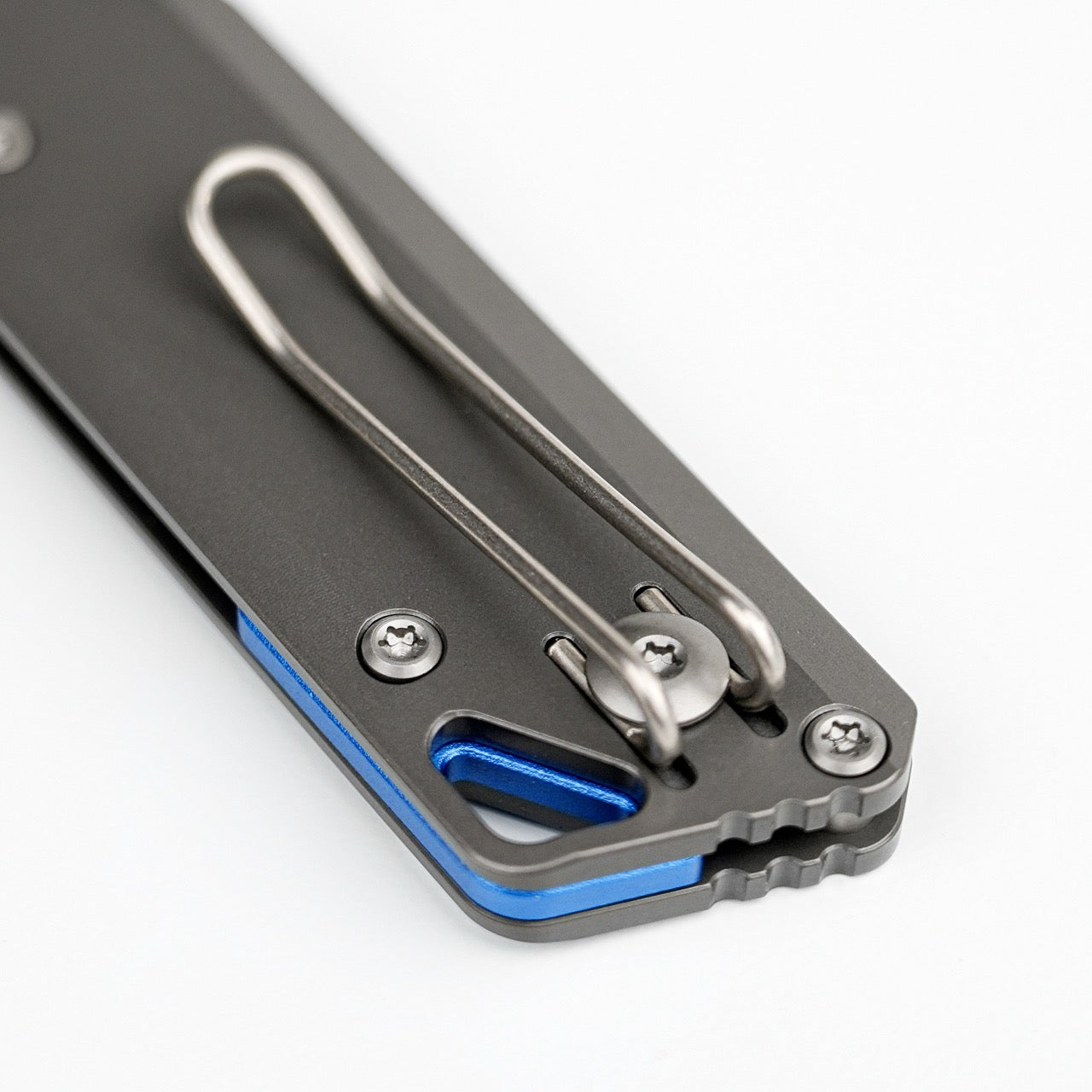 Vosteed Parallel A3510 - 2.9" 154CM Destroyer Grey Blade, Dim Grey Titanium Handle