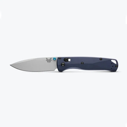 Benchmade Bugout 535SL-13 - S90V Crushed Silver Cerakote Blade, Crater Blue Aluminium Handles