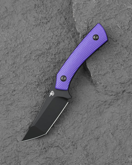 Bestech Step BFK06C - 3.193" D2 Blade, Purple G10 Handle, Kydex Sheath