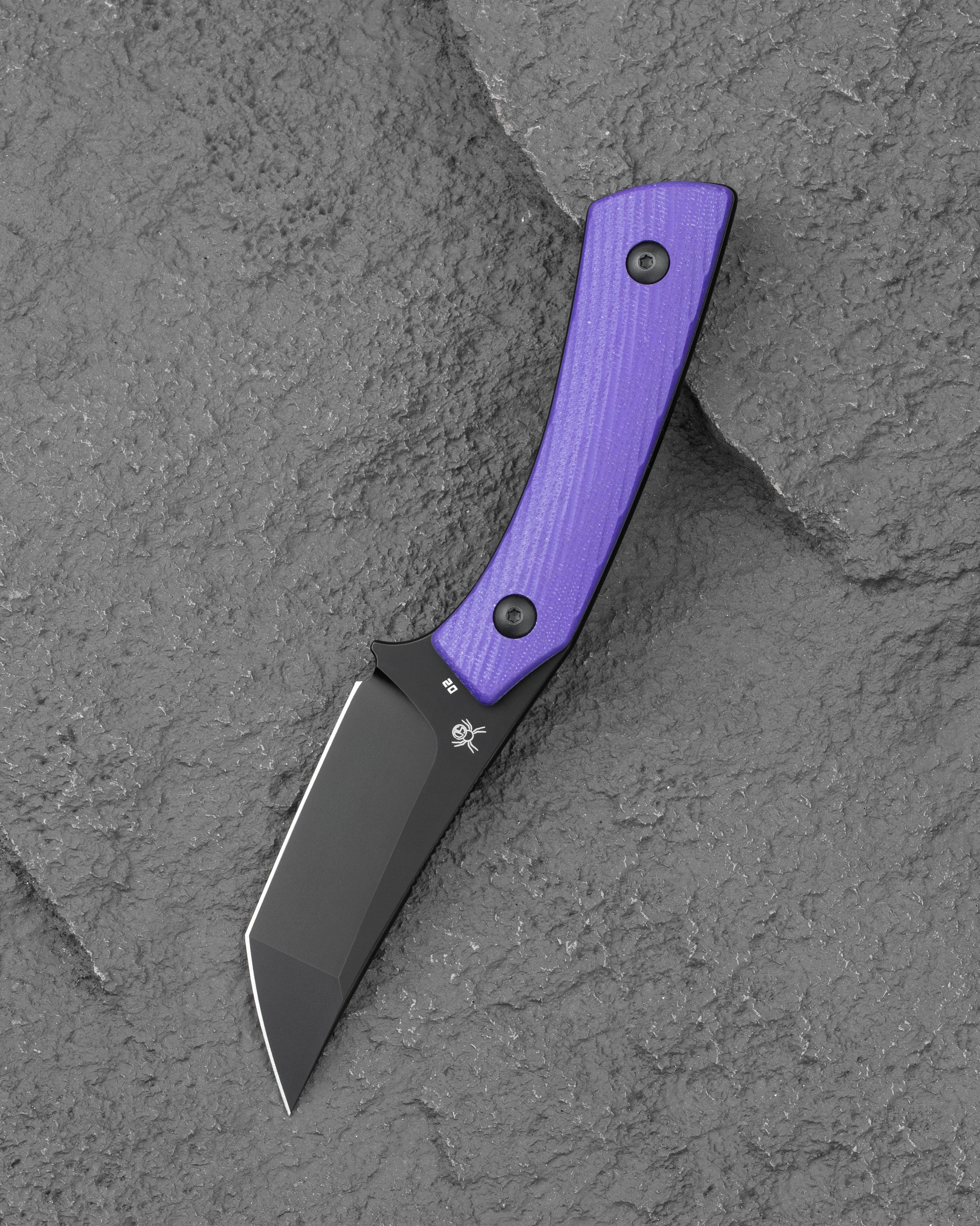 Bestech Step BFK06C - 3.193" D2 Blade, Purple G10 Handle, Kydex Sheath