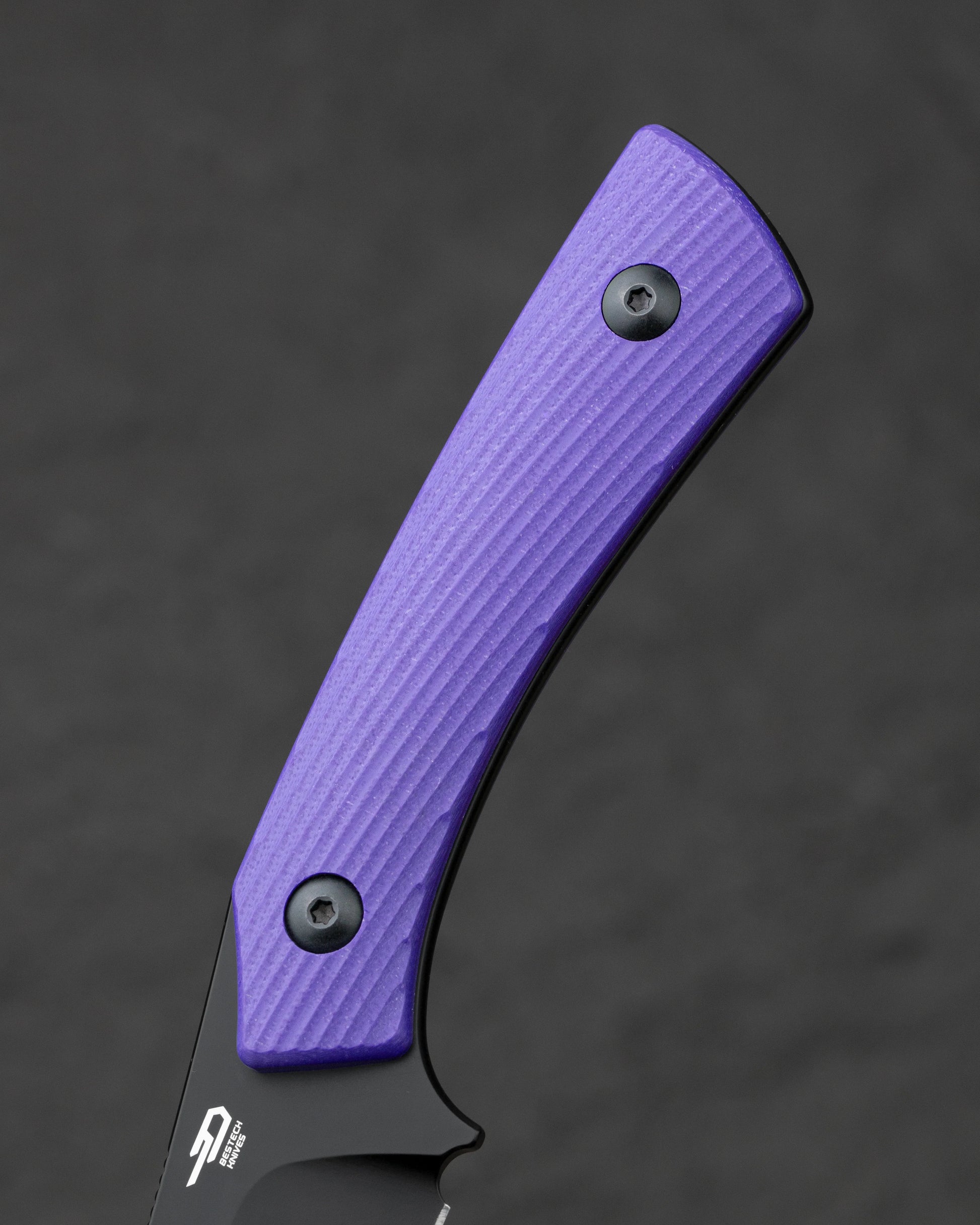 Bestech Step BFK06C - 3.193" D2 Blade, Purple G10 Handle, Kydex Sheath