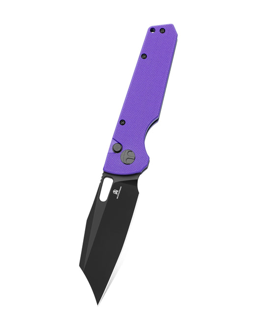 Bestechman Guardian BMK11H - 3.209" D2 Blade, Purple G10 Handle