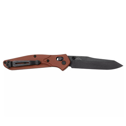 Benchmade 940BK-03 Osborne - MagnaCut DLC Battlewash Blade, Burnt Copper Aluminium Handles