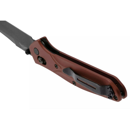 Benchmade 940BK-03 Osborne - MagnaCut DLC Battlewash Blade, Burnt Copper Aluminium Handles