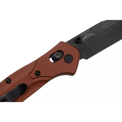 Benchmade 940BK-03 Osborne - MagnaCut DLC Battlewash Blade, Burnt Copper Aluminium Handles