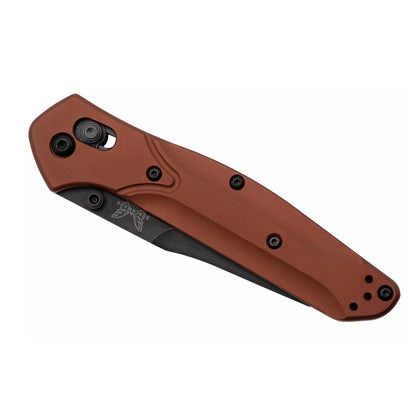 Benchmade 940BK-03 Osborne - MagnaCut DLC Battlewash Blade, Burnt Copper Aluminium Handles