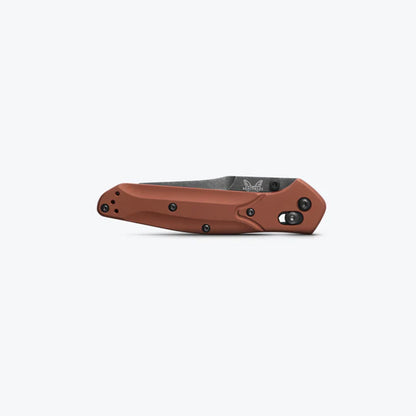 Benchmade 940BK-03 Osborne - MagnaCut DLC Battlewash Blade, Burnt Copper Aluminium Handles