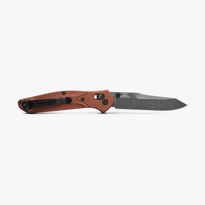 Benchmade 940BK-03 Osborne - MagnaCut DLC Battlewash Blade, Burnt Copper Aluminium Handles