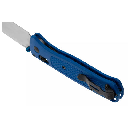 Benchmade Bugout 535 - S30V Satin Blade, Blue Grivory Handles