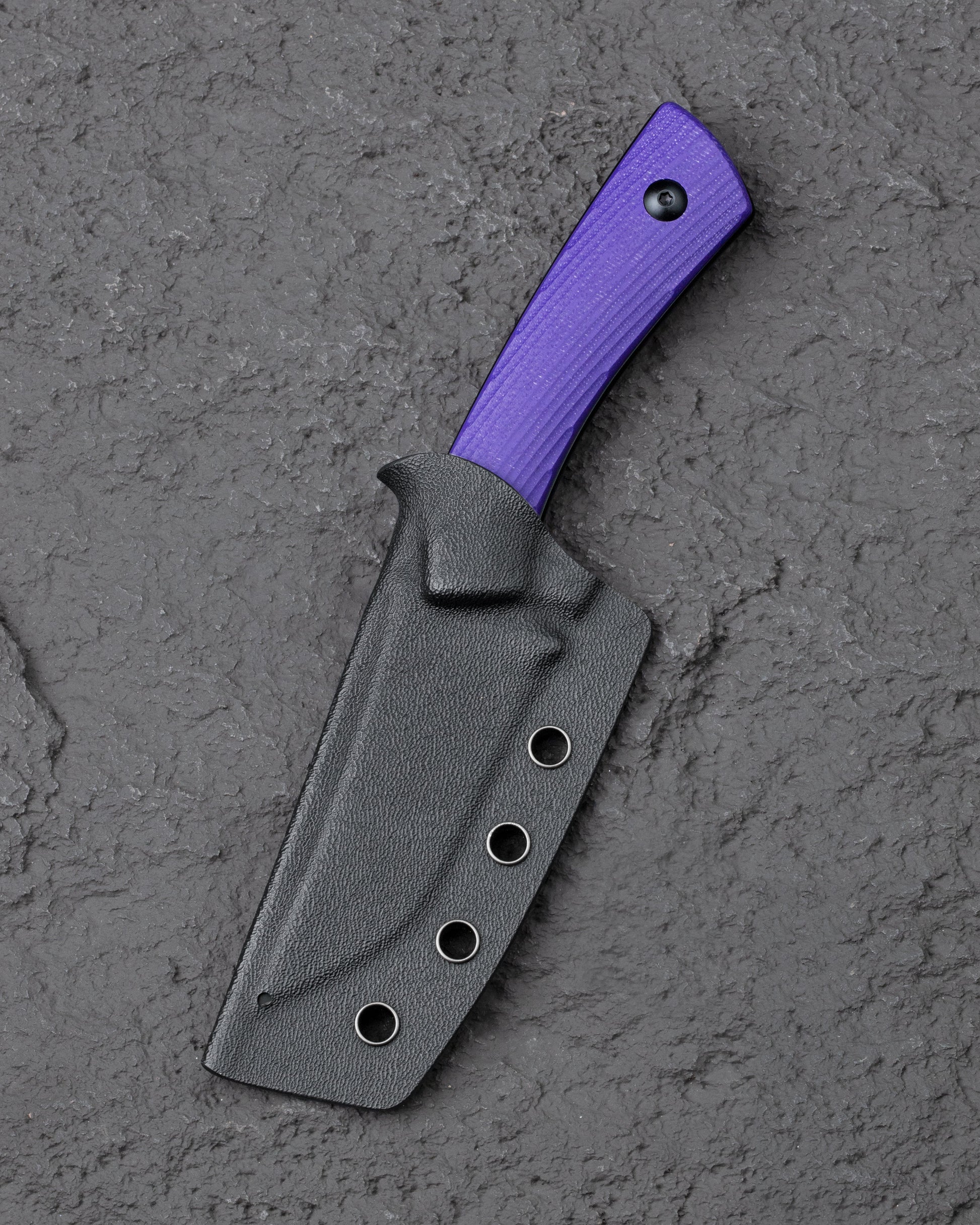 Bestech Step BFK06C - 3.193" D2 Blade, Purple G10 Handle, Kydex Sheath