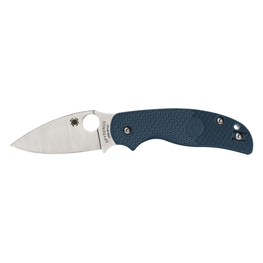 Spyderco Sage 5 Lightweight C123PCBL - 3" SPY27 Satin Blade, Cobalt Blue FRN Handles