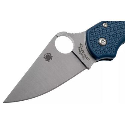 Spyderco Para 3 Lightweight C223PCBL - 2.92" SPY27 Satin Blade, Cobalt Blue FRN Handles