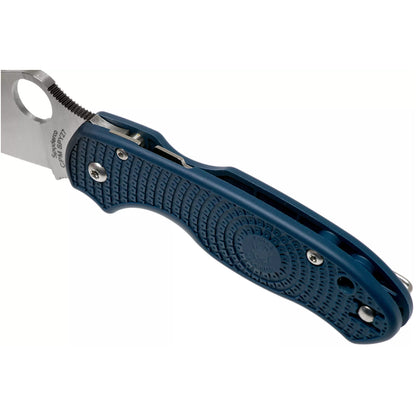 Spyderco Para 3 Lightweight C223PCBL - 2.92" SPY27 Satin Blade, Cobalt Blue FRN Handles