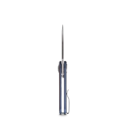 Vosteed Corgi V A3713 - 2.36" 14C28N Satin Blade, Dark Slate Blue Aluminium Handle