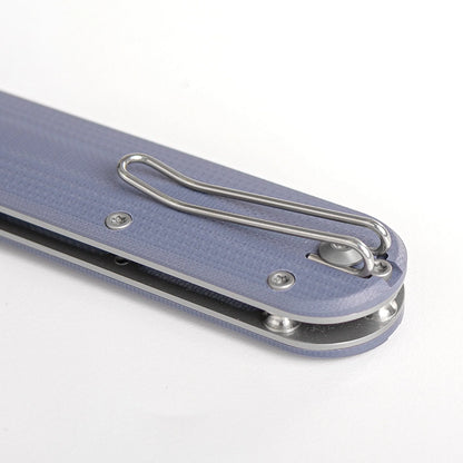 Vosteed Corgi V 295 A3711 - 2.95" N690 Satin Blade, Blue G10 Handle
