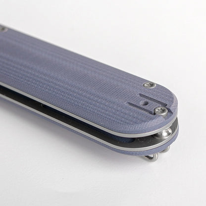 Vosteed Corgi V 295 A3711 - 2.95" N690 Satin Blade, Blue G10 Handle