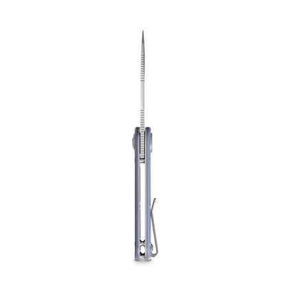 Vosteed Corgi V 295 A3711 - 2.95" N690 Satin Blade, Blue G10 Handle