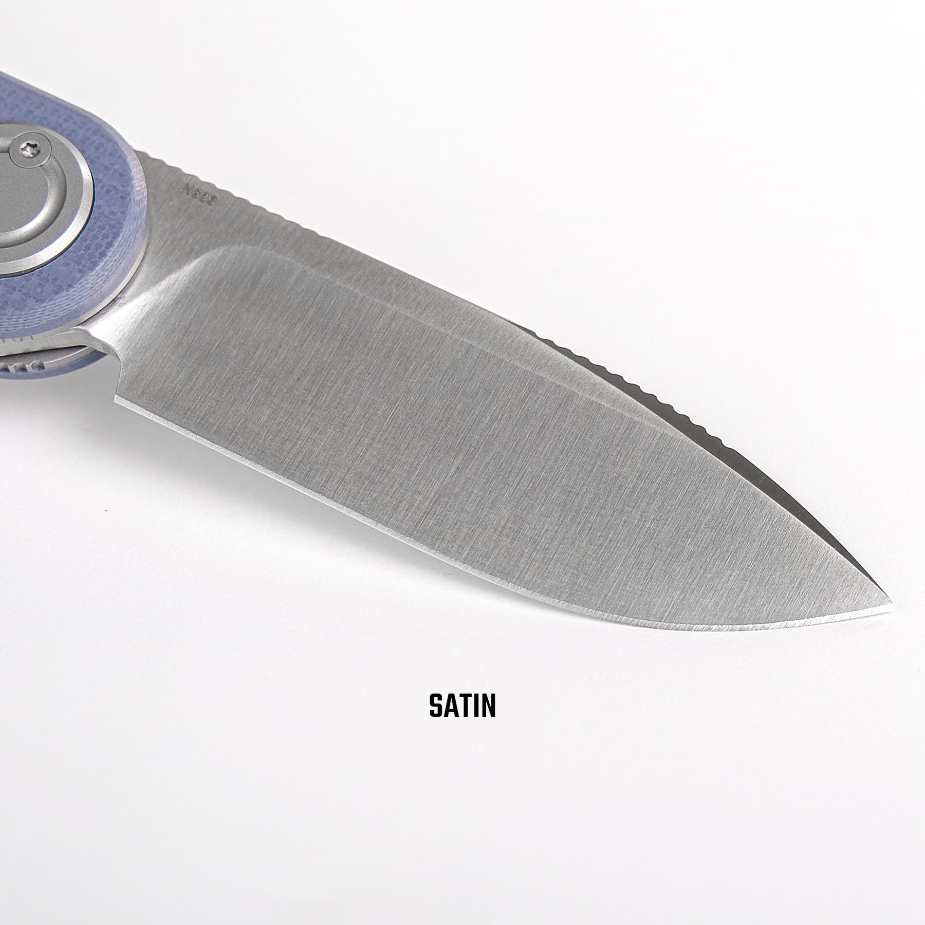 Vosteed Corgi V 295 A3711 - 2.95" N690 Satin Blade, Blue G10 Handle