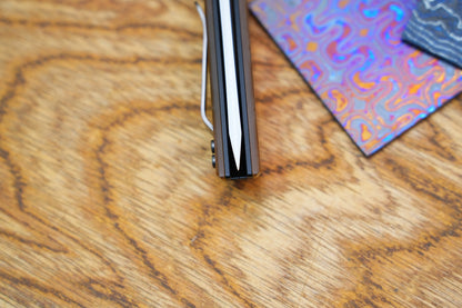 North Mountain Blade Chop 2 - 3.4" SLD-Magic Steel San Mai Tanto Blade, Aluminium/PEI Handle