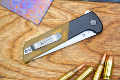 North Mountain Blade Chop 2 - 3.4" SLD-Magic Steel San Mai Tanto Blade, Aluminium/PEI Handle