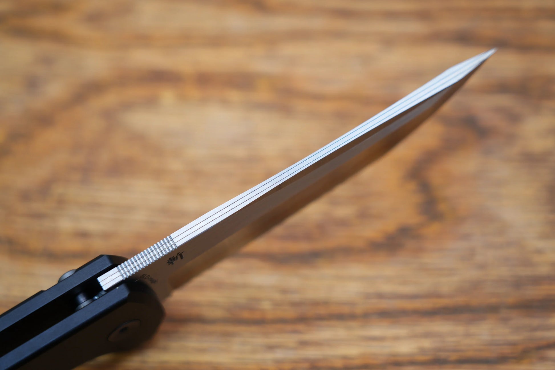 North Mountain Blade Chop Forged Copper - 3.5" SLD-Magic Steel Forged Copper Blade, Aluminium Blue Galaxy Carbon Fibre Handle