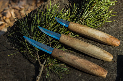 BeaverCraft S19X - Premium Whittling Set with Walnut Handles