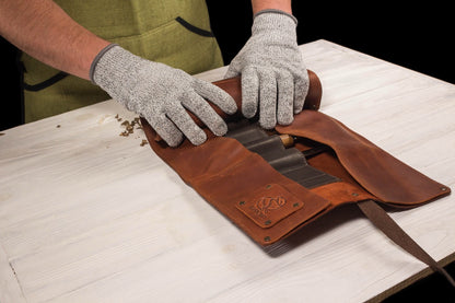 BeaverCraft S18X - Deluxe Wood Carving Set with Walnut Handles