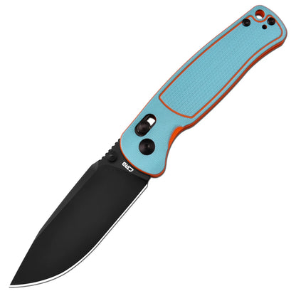 CJRB Shale - 3.15" AR-RPM9 Black PVD Blade, Blue/Orange G10 Handles - J1943-BBO