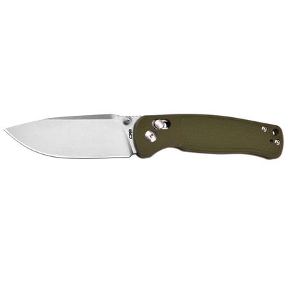 CJRB Shale - 3.15" AR-RPM9 Stonewashed Blade, Green G10 Handles - J1943-GN