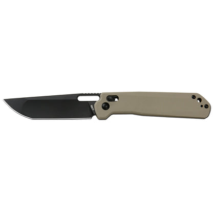 CJRB Bellona - 3.66" AR-RPM9 Black PVD Tanto Blade, Desert G10 - J1947-BDE