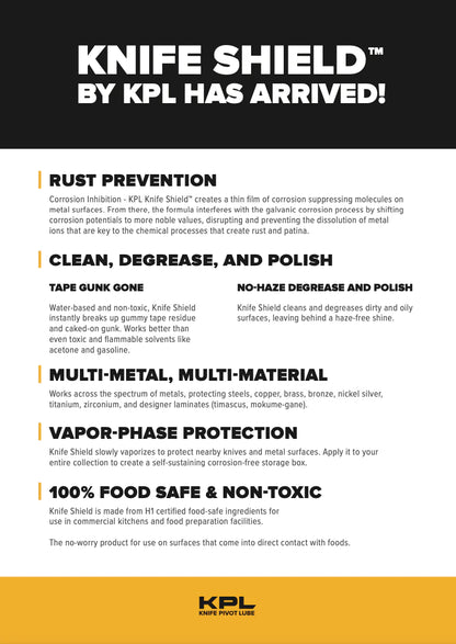 KPL Knife Shield - Corrosion Preventive Knife Cleaner