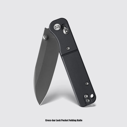Miguron Pinam - 3.09" 14C28N Dark Grey PVD Blade, Dark Grey PVD Aluminium Handle. MGR-826ADG