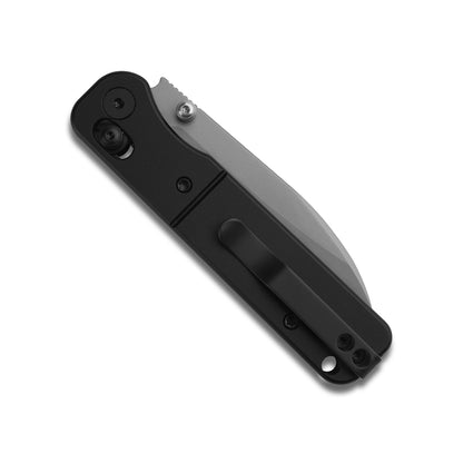 Miguron Pinam - 3.09" 14C28N Sandblasted Blade, Black PVD Aluminium Handle. MGR-826ABK