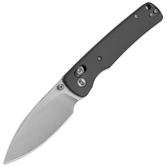 Miguron Vakor - 3.15" M390 Satin Blade, Dark Grey PVD Titanium Handle. MGR-633ADG