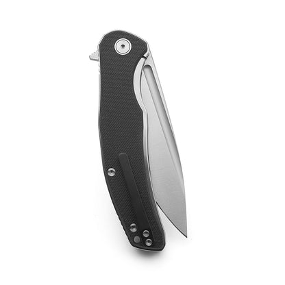 Miguron Knives Velona - 4.03" 14C28N Satin Blade, Black Micarta Handle