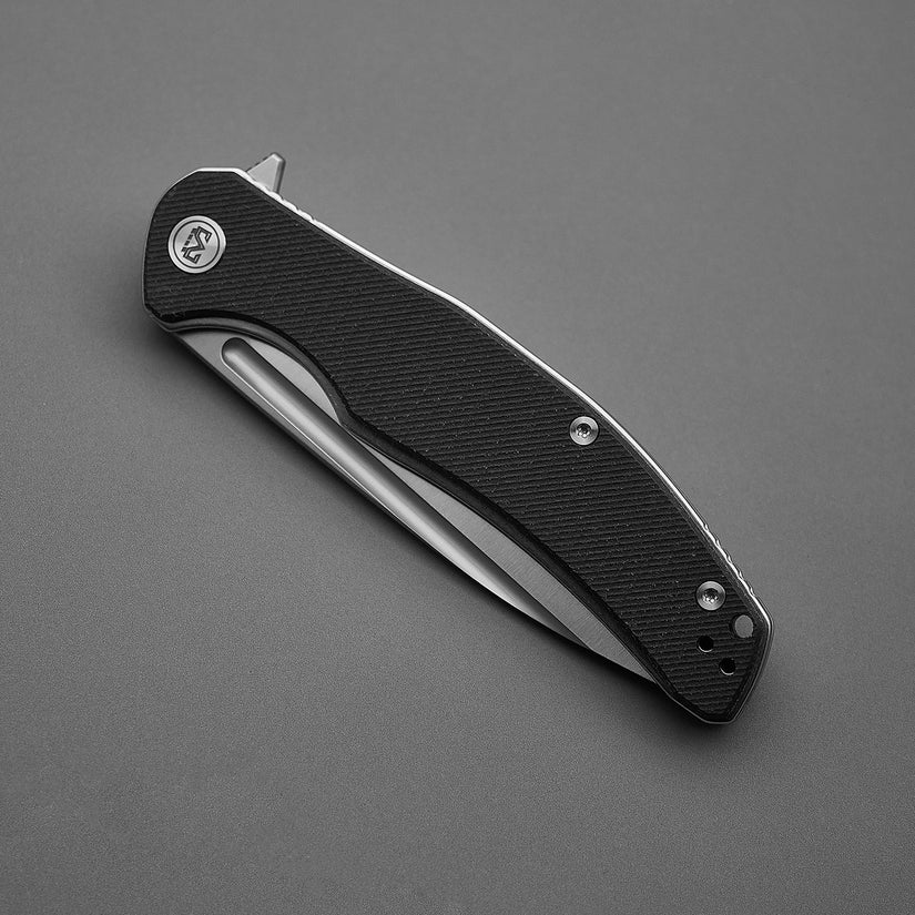 Miguron Knives Velona - 4.03" 14C28N Satin Blade, Black Micarta Handle