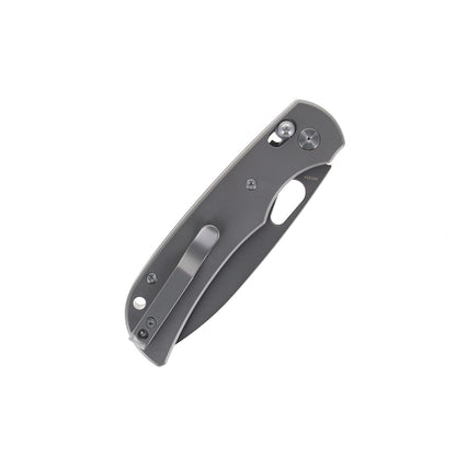 Miguron Moyarl Crossbar Lock - 3.25" 14C28N Dark Grey PVD Blade, Dark Grey Titanium Handle. MGR621ADG