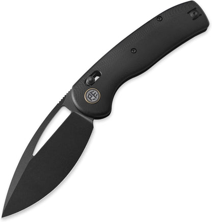 Petrified Fish Viper PFP13DDW - 3.5" K110 Black Stonewashed Blade, Black G10 Handle