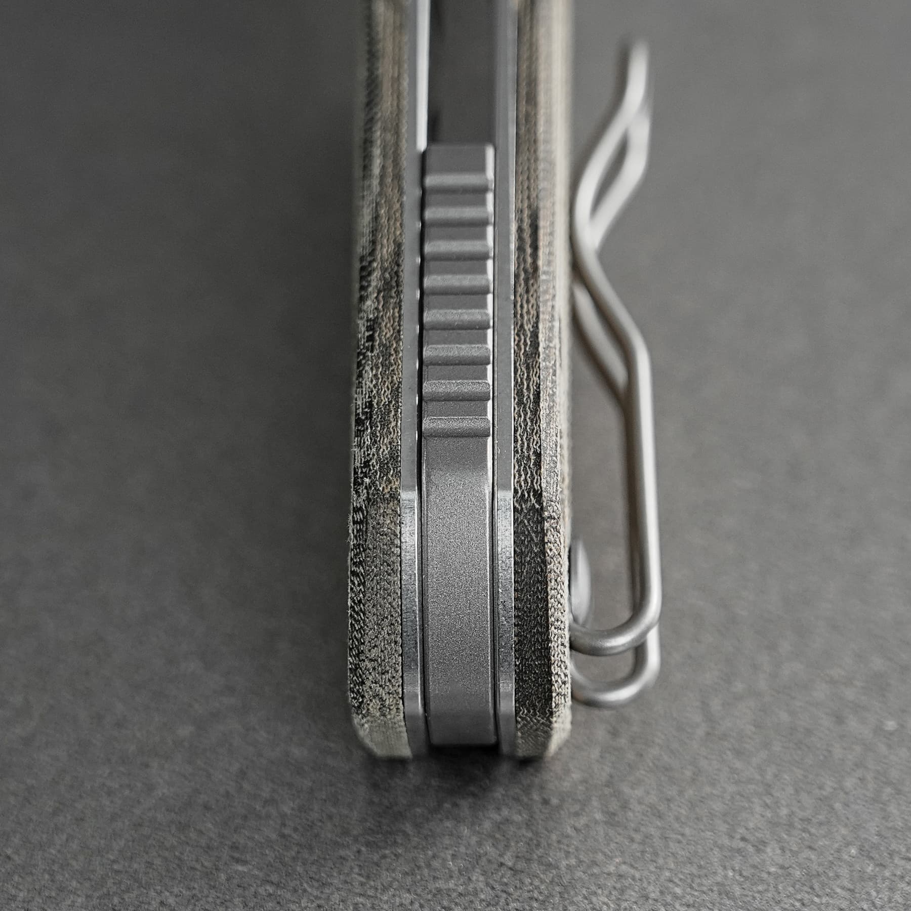 Vosteed Psyop 299 A2218 - 2.99" S35VN Satin Blade, Green Micarta & Titanium Handle