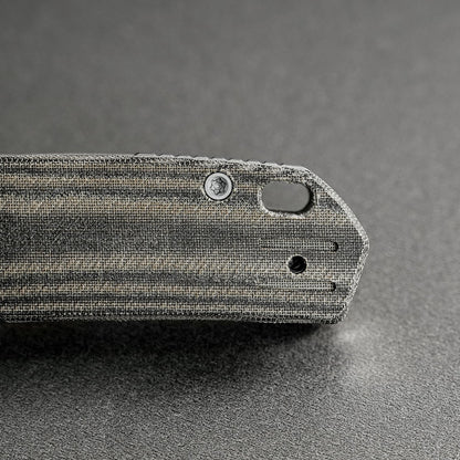 Vosteed Psyop 299 A2220 - 2.99" S35VN Stonewash Blade, Green Micarta & Titanium Handle